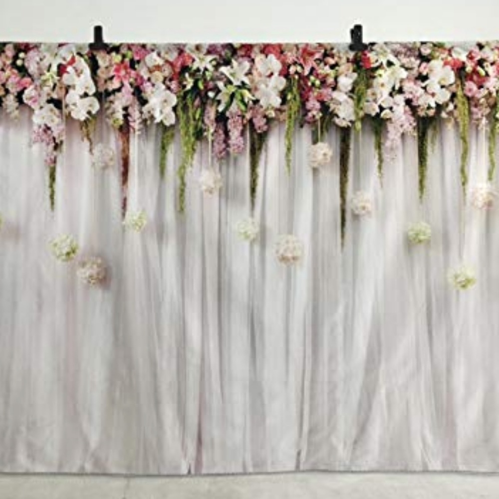💥SOLD💥KATE Fannie 10x10 Floral Photo Backdrop - Picture 7 of 8